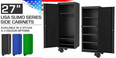 27" USA Sumo Side Cabinets